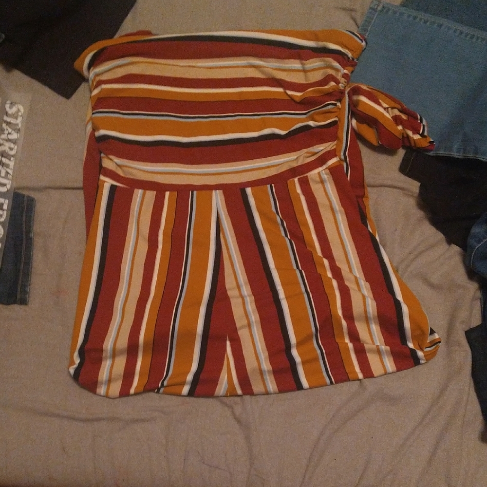 Striped Multicolor Jumpsuit